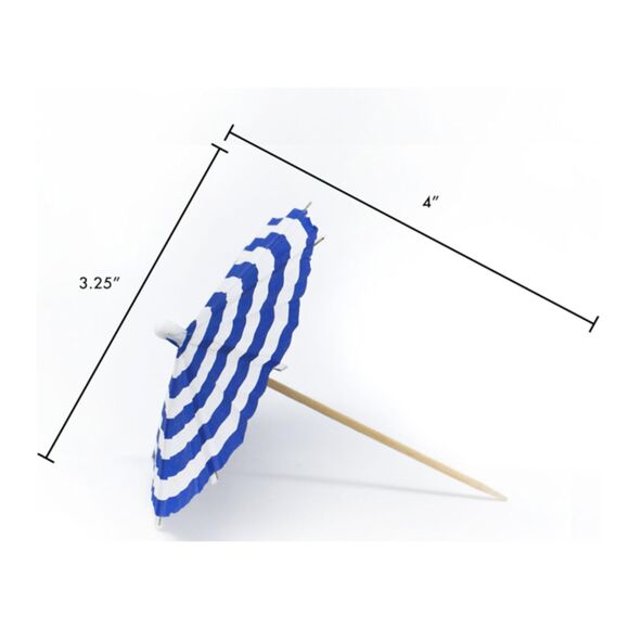 New in Box 144 DRINK UMBRELLAS Variety of Colors Desert FUN! - Picture 3 of 6